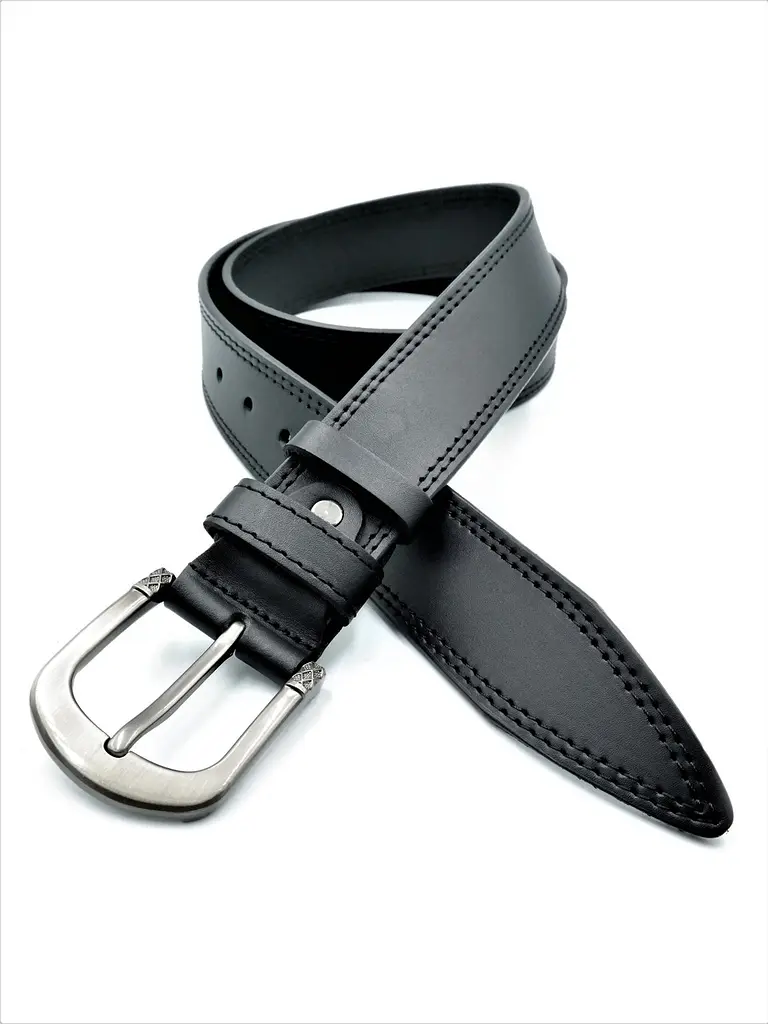 Шкіряний чоловічий ремінь Weatro 3,8х105-125 см acs0027289