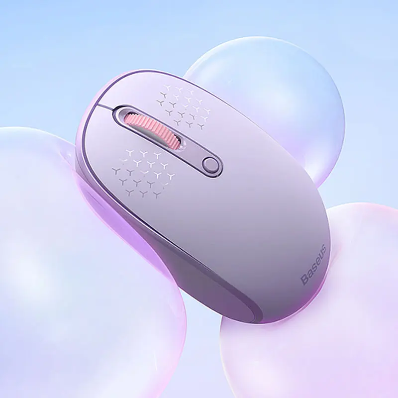 Миша бездротова F01B Tri-Mode Bluetooth + 2.4G (B01055503833) Purple Baseus teh0029576 - фото 6