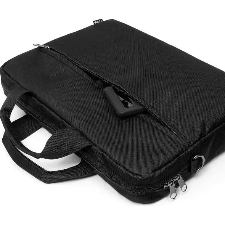 Сумка для ноутбука Vinga 14" NB1402 Black, White Print (NB1402UWBK) - фото 5