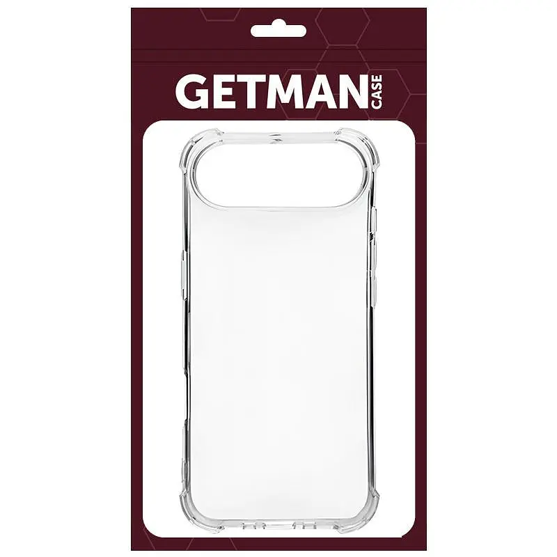 Чохол TPU Getman Ease logo посилені кути для Apple iPhone 17 Air 6.5" Безбарвний прозорий - фото 8