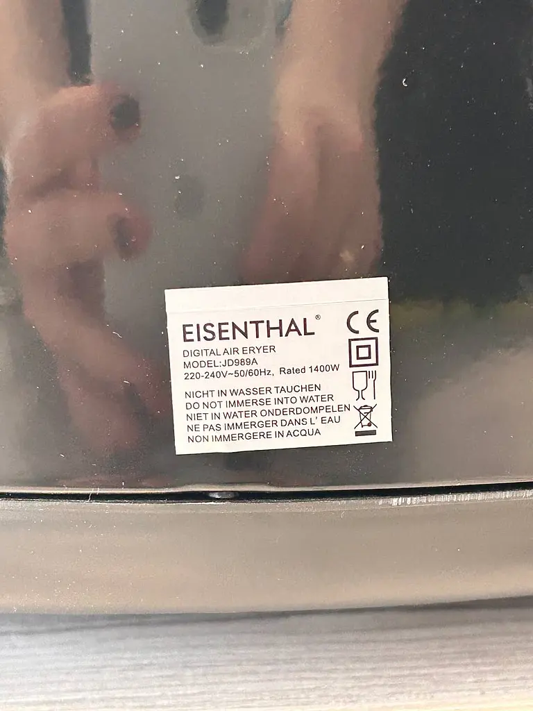 Мультипечь Eisenthal Luft-Friteuse JD989A 15L 1400W - фото 9
