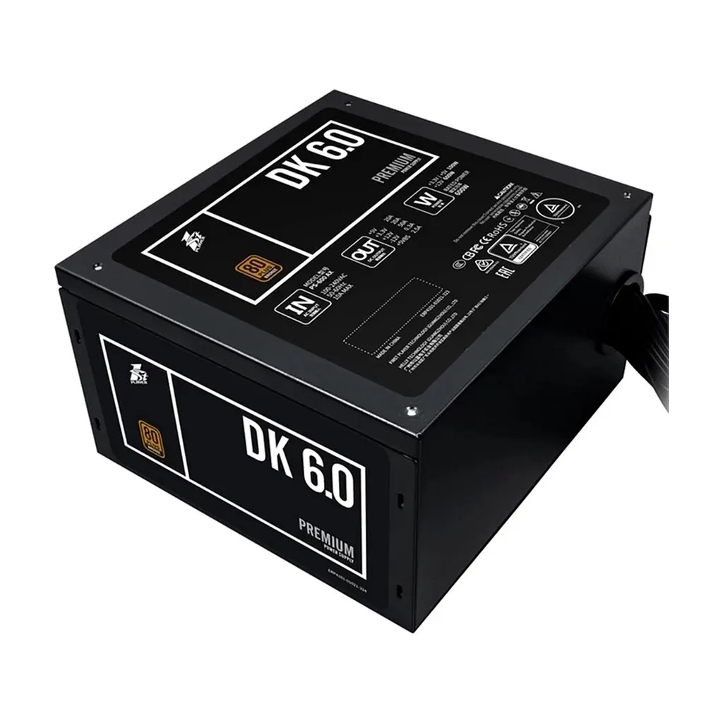 Блок живлення 1stPlayer 600W (DKPM-BRZ-600-BK-EU) - фото 3