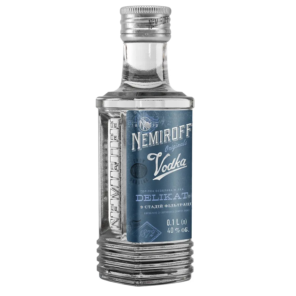 Водка особенная Nemiroff Originals Деликат мягкая 40% 0.1 л - фото 2