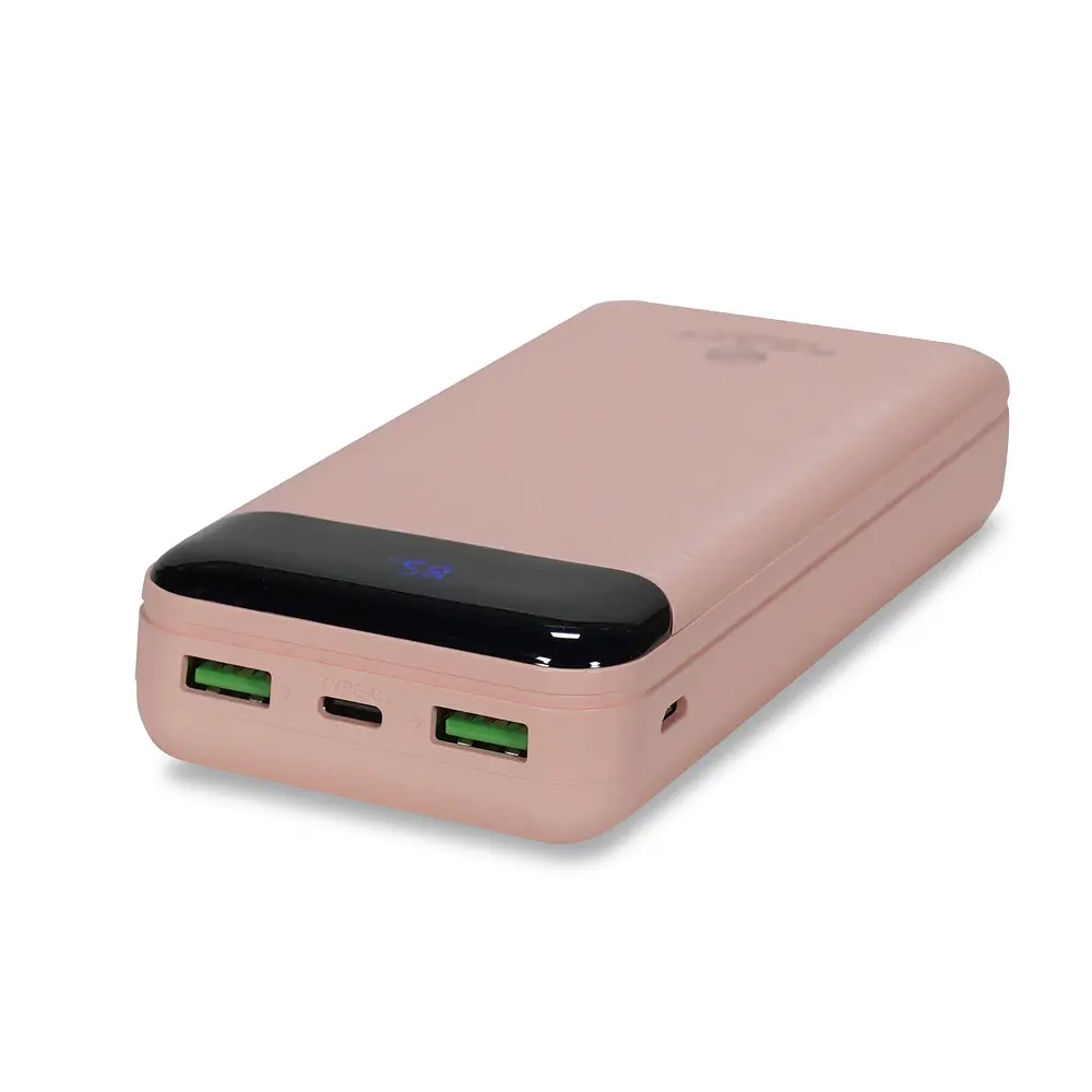 Повербанк 20000mAh Power Bank Kraft KPB-2020FC Pink 22.5W QC3.0 (43-00096) - фото 4