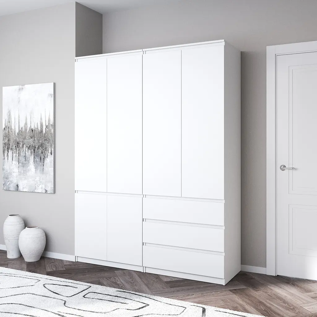 Шафа для одягу Vays, зі штангою та полицями, комплект з 2 шаф R10+R16 - фото 4