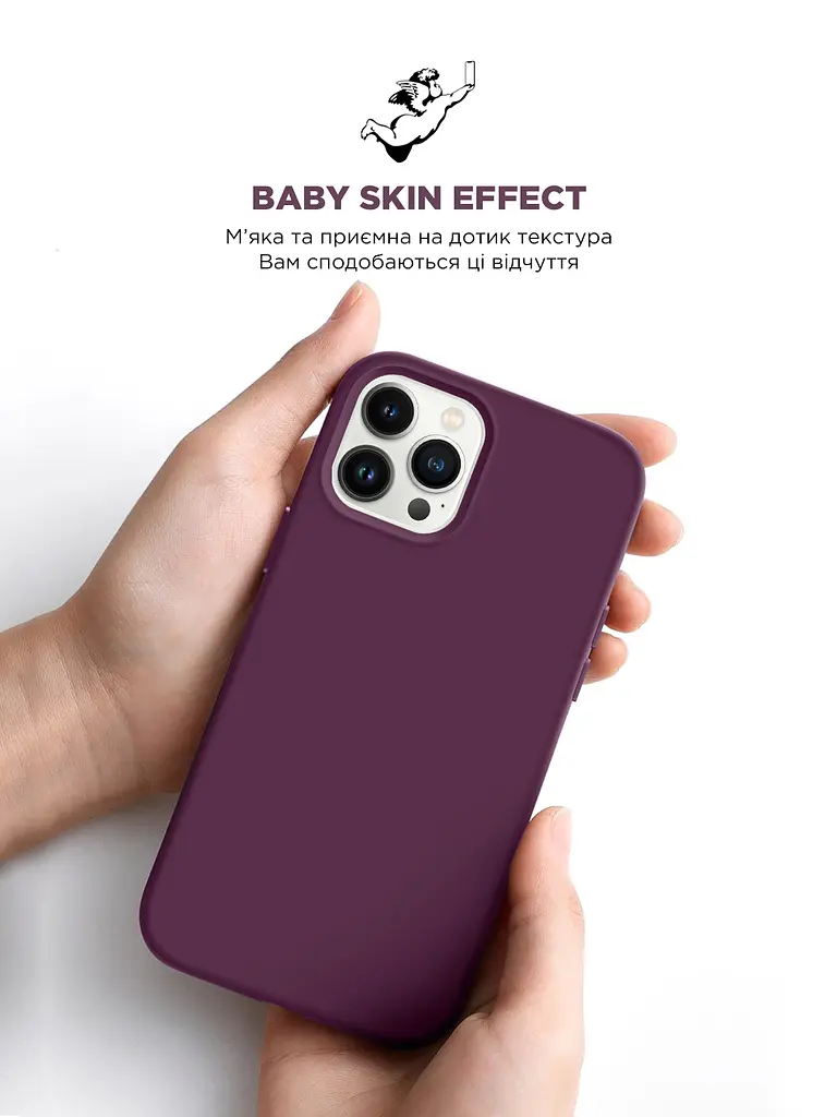 Силиконовый чехол для Apple iPhone 12 Pro Max, ICON2 Case, бордовый, противоударный, панель, защита всего корпуса, матовая поверхность Soft Touch, выступает над дисплеем, совместим с защитными стеклами и пленками, с микрофиброй, ArmorStandart (ARM60575) - фото 8