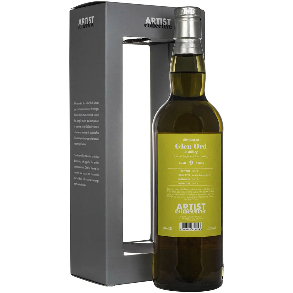 Виски Artist Collective Glen Ord 9 yo 2012 Single Malt Scotch Whisky 43% 0.7 л в подарочной упаковке - фото 3