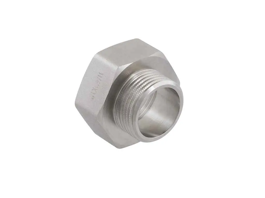 Перехідник RAFTEC 1 1/4"В х 1"З ВЗ, DN32х25, нікель, P0403 - фото 2