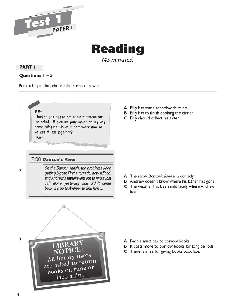 Practice Tests. B1 Preliminary. Student's Book - фото 3