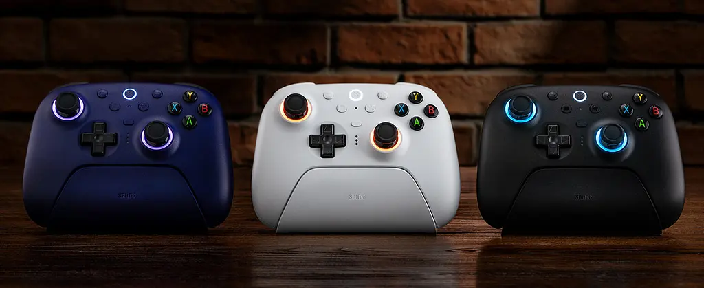 Геймпад 8BitDo Ultimate 2 для Windows і Android, ігровий контролер TMR, Еффект Холла Білий - фото 9