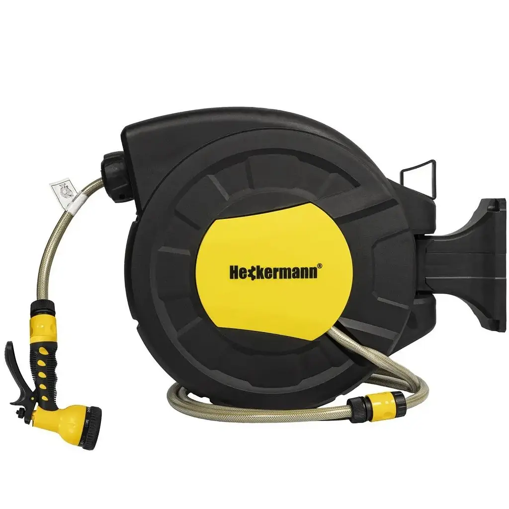 Катушка со шлангом Heckermann ZYW011-S28 автоматическая 28 м - фото 3