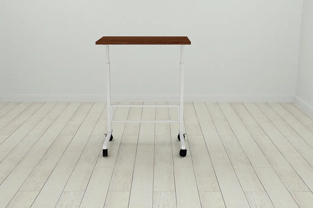 Стол приставной Ferrum-decor Амиго 62x60x40 металл Белый ДСП Венге 16мм (FRD-105396) - фото 2