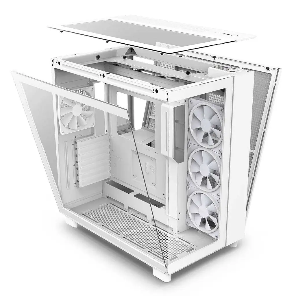 Корпус NZXT H9 Elite Matte White (CM-H91EW-01) - фото 5