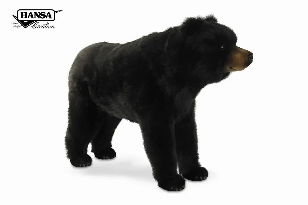 М'яка іграшка Hansa Чорний ведмідь Hansa, серія Animal Seat, 87 см