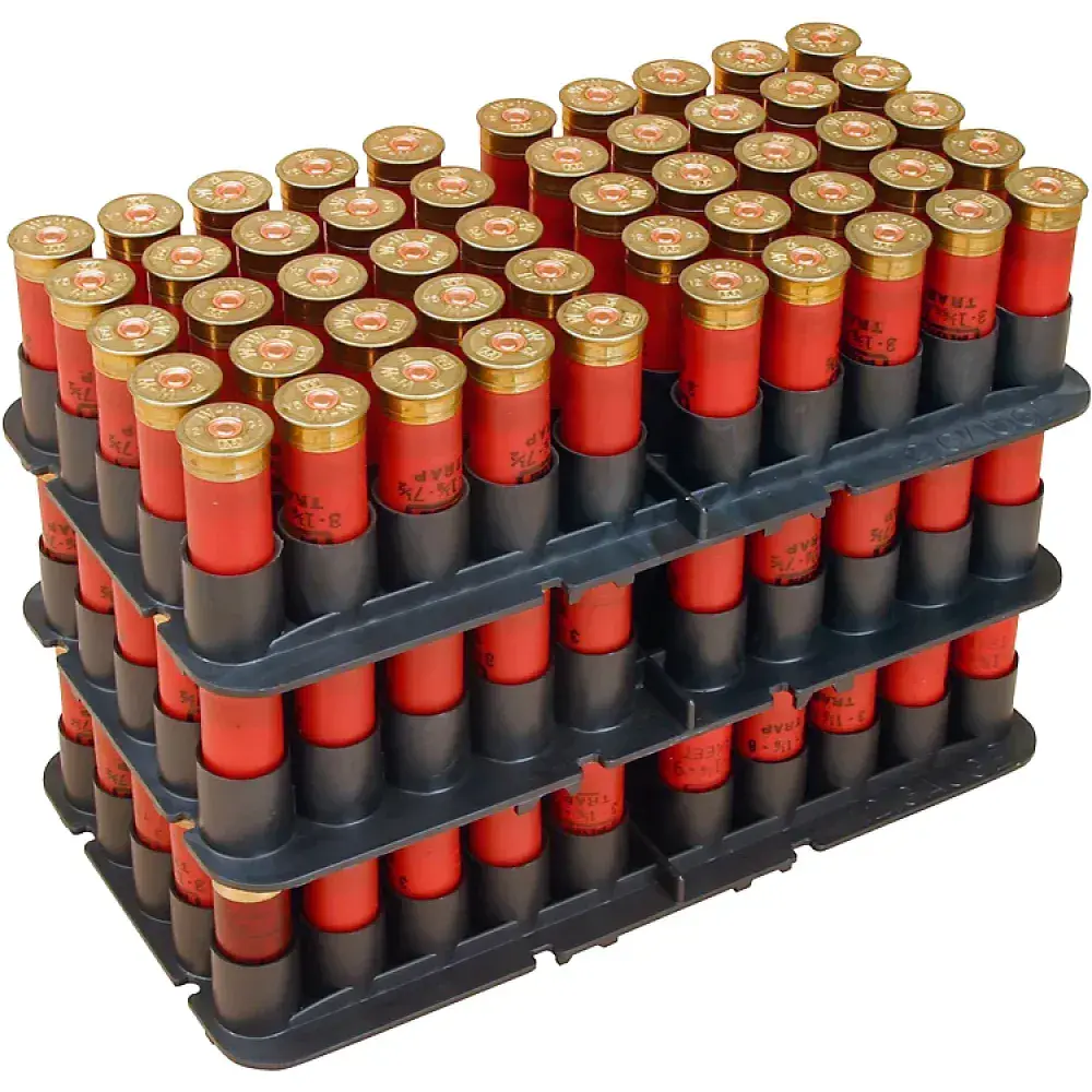 Подставка MTM Shotshell Tray на 50 глакоствольных патронов черная - фото 2