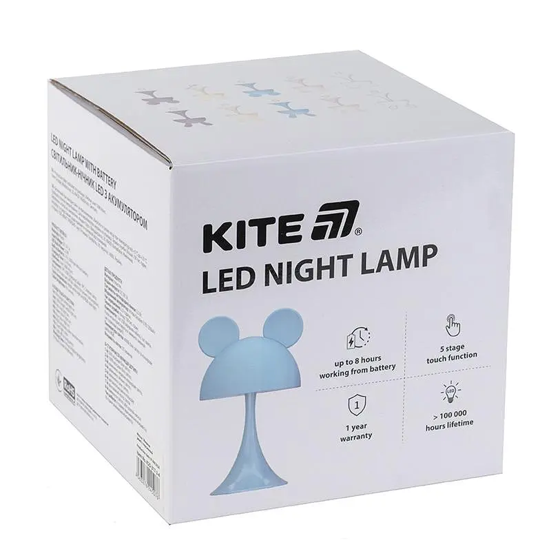 Світильник-нічник Kite LED з акумулятором Simple Mouse персиковий (K25-317-2-4) - фото 6