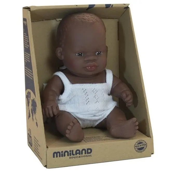 Кукла-пупс анатомическая Miniland, мальчик-афроамериканец, 21 см (31123) - фото 3