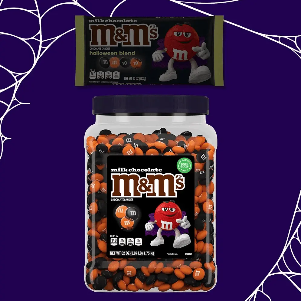 Драже M&M's Milk Chocolate Halloween Candy 1757г - фото 3