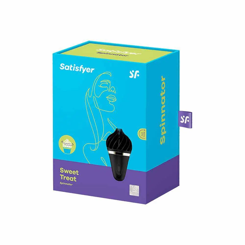 Стимулятор для клітора Satisfyer Layons Sweet Treat 10 см чорний - фото 3