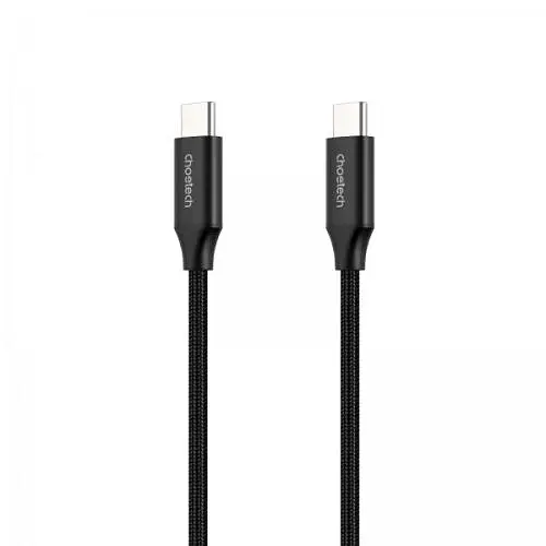 Кабель Type-C - Type-C, 2 м, Black, Choetech teh0028528 - фото 9