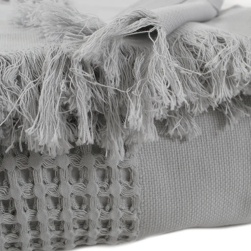 Покрывало Lotus Home - Egi серый 240x260 - фото 4