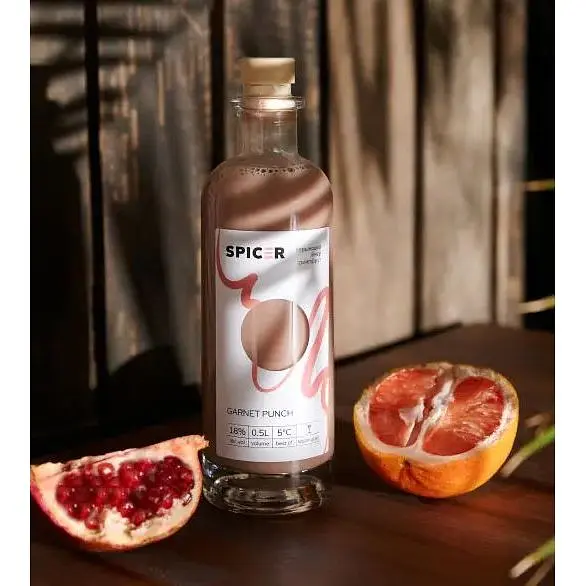 Ликер Spicer Грейпфрут-гранат эмульсионный 18% 0.5 л - фото 2