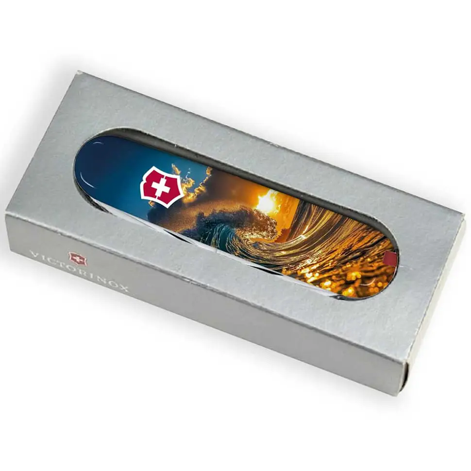 Складаний ніж Victorinox HUNTSMAN DESIGN Сонячна хвиля - фото 5