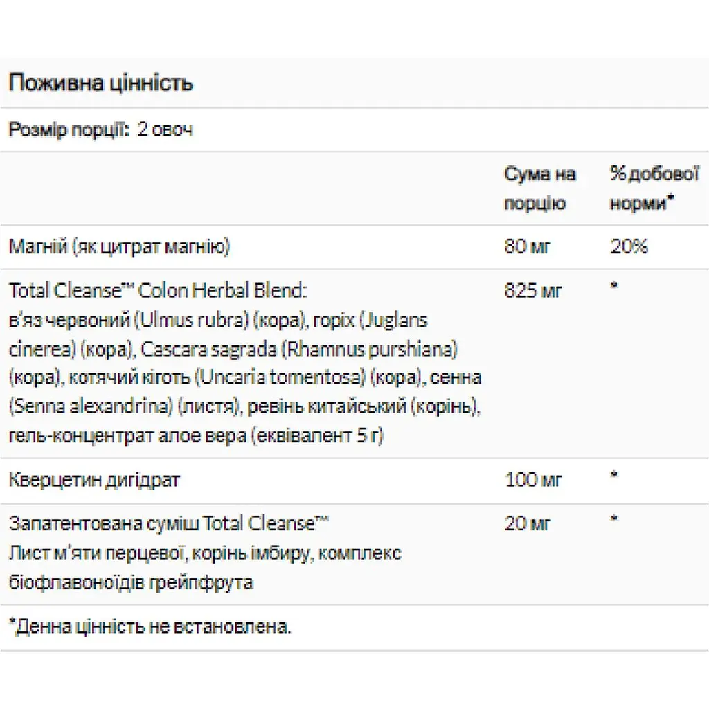 Комплекс для очищення кишківника Solaray Total Cleanse Colon 60 капсул (2023-10-2400) - фото 3
