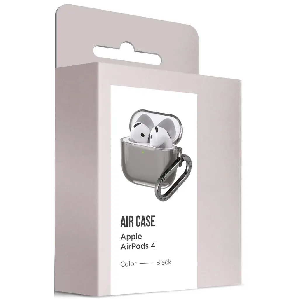 Чохол для навушників Armorstandart Air для Apple Airpods 4 Black (ARM82606) (ARM82606) - фото 3
