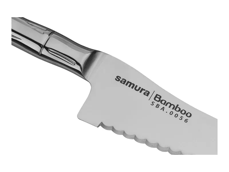 Кухонний ніж для заморожених продуктів SAMURA Bamboo 19.6 см (SBA-0056) - фото 3