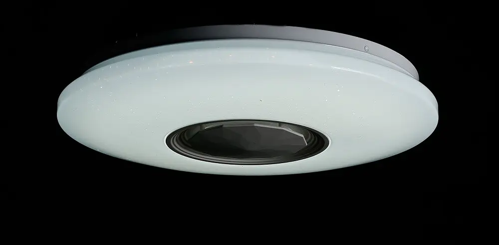 Люстра світлодіодна Splendid Ray LY8338, 48W, 3000K, білий акрил, сучасний стиль з пультом та Bluetooth - фото 2
