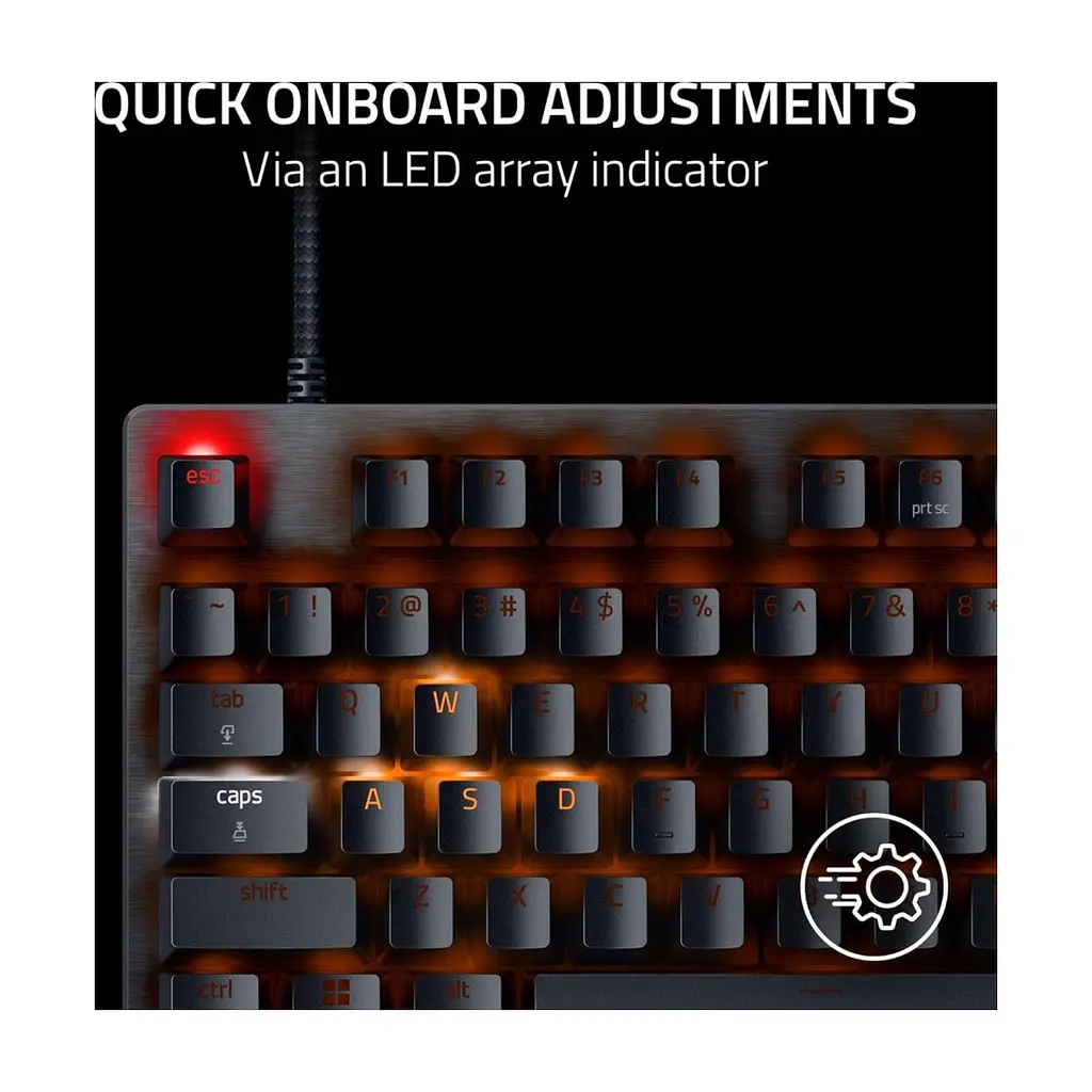 Клавіатура Razer Huntsman V3 Pro TKL USB UA Black (RZ03-04980100-R3M1) - фото 7