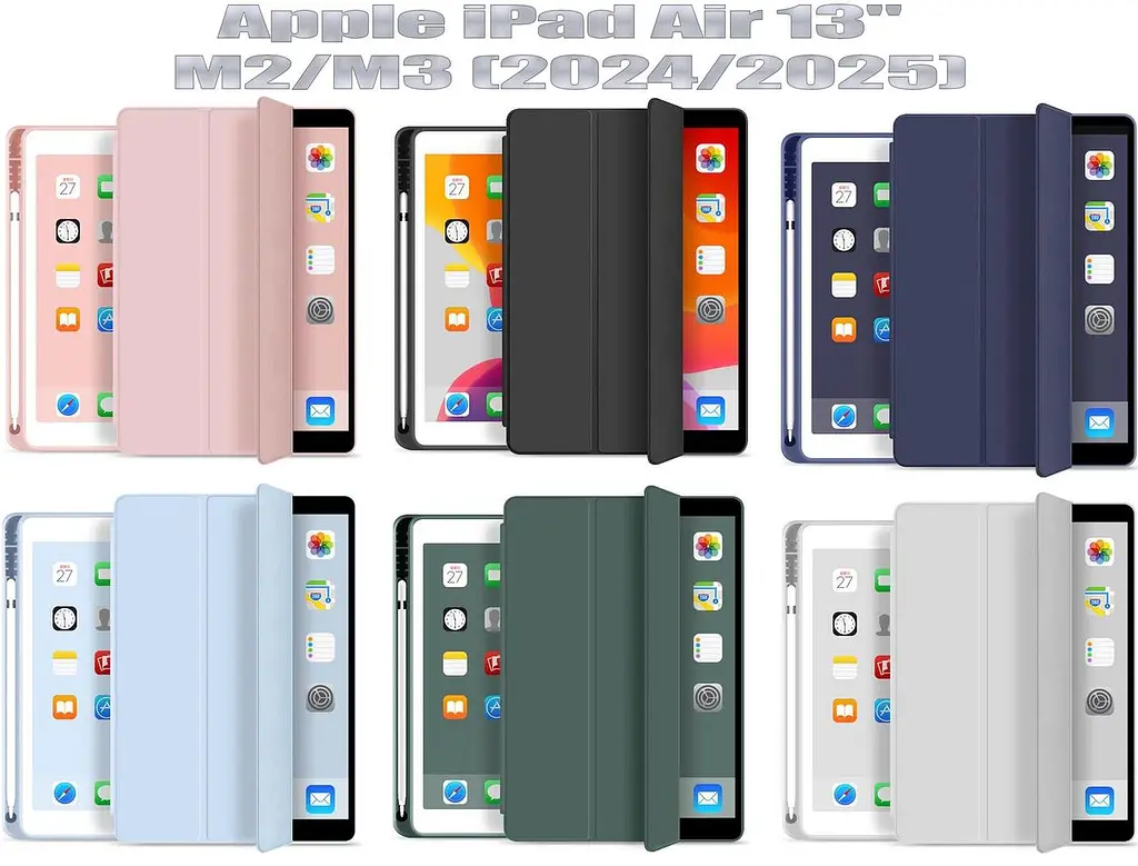 Чохол BeCover з кріпленням Apple Pencil для Apple iPad Air 13 M2 2024 Темно-зелений (711458) - фото 6