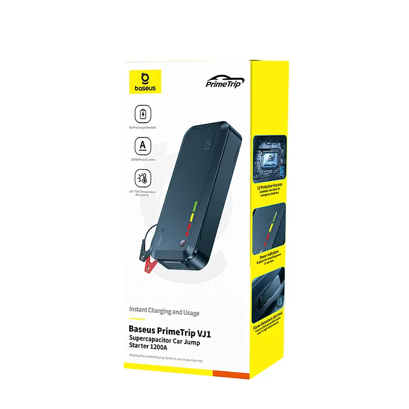 Пуско-зарядний пристрій Baseus PrimeTrip VJ1 Car Jump Starter 1200A (C00269000121-00) - фото 3