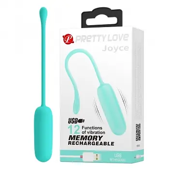 Віброяйце м'ятне Pretty Love Joyce Vibrating Egg - фото 7