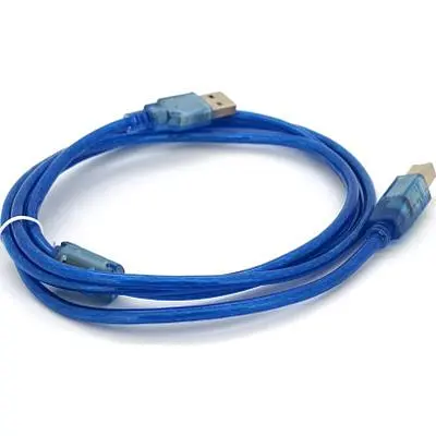 Кабель для принтера USB 2.0 AM/BM 1.8m ferrite blue Ritar (YT-AM/BM-1.8TBL) - фото 2
