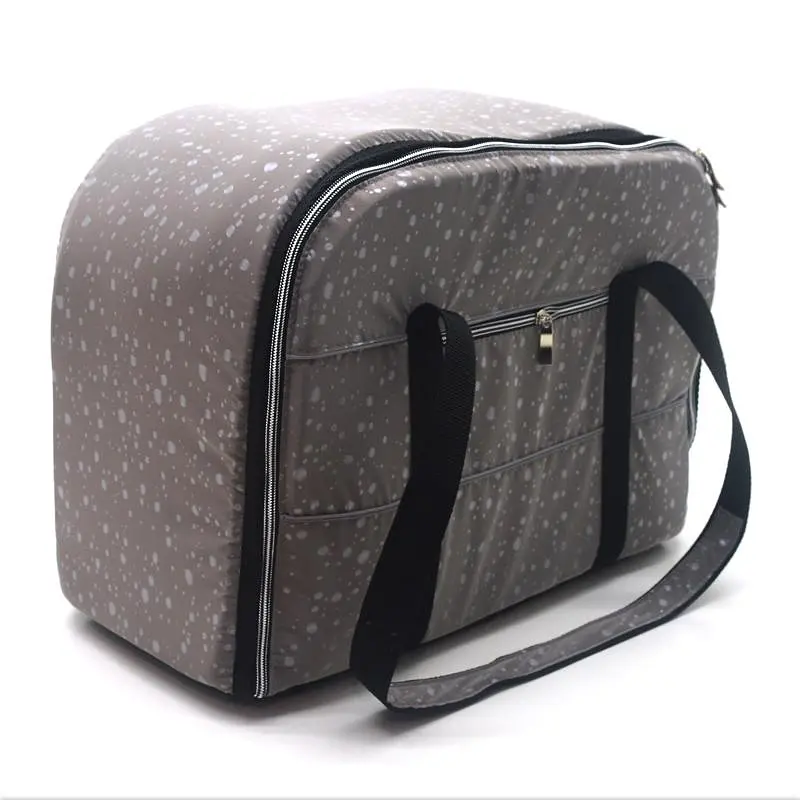 Сумка переноска тоннель для кошек и малых собак Zoo-hunt Марсель серая №1 20х40х31 см - фото 5