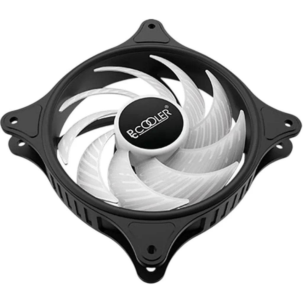 Корпусний вентилятор PCCooler FX-120-3 (FX1203-BKRN1-GL) [168397] - фото 4