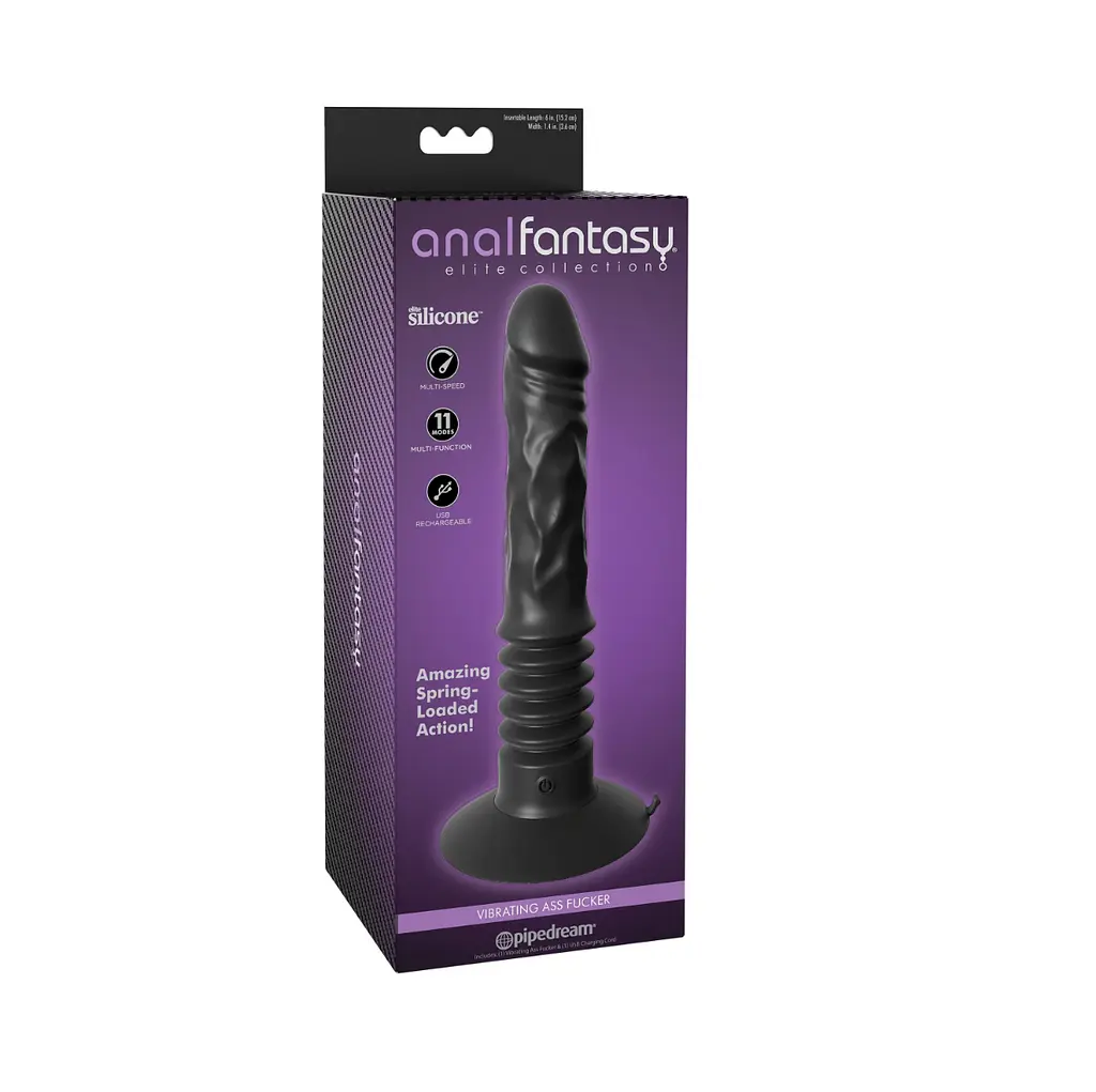 Вібратор Pipedream Anal Fantasy 19 см чорний - фото 2