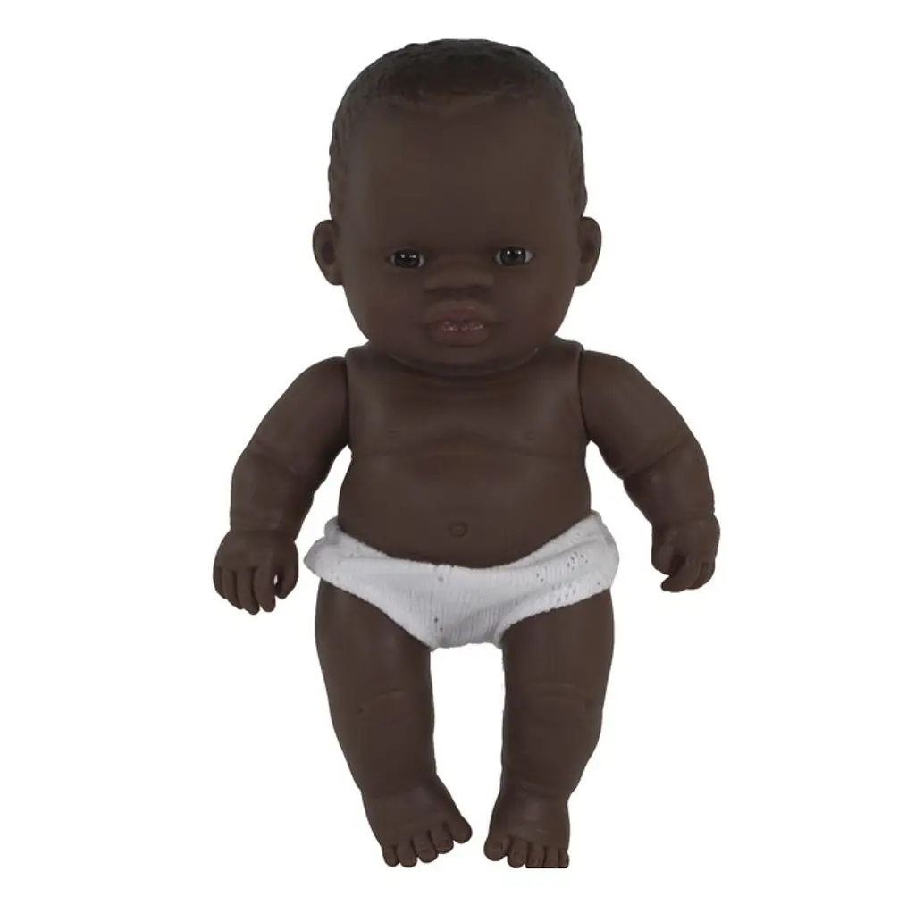 Лялька-пупс анатомічна Miniland, дівчинка-афроамериканка, 21 см (31124) - фото 2