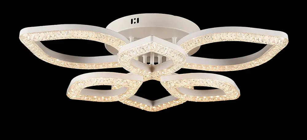 Люстра стельова LED Splendid Ray L2721/3+3, 144W, білий, димер, сучасний стиль, 63 см - фото 3