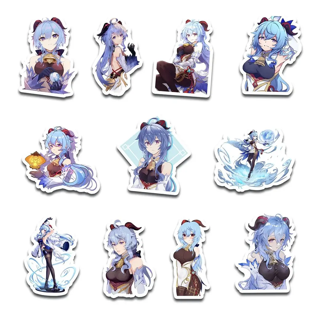 Стикерпак GeekLand Genshin Impact Ganyu 46 штук (SP GI G 01) - фото 5