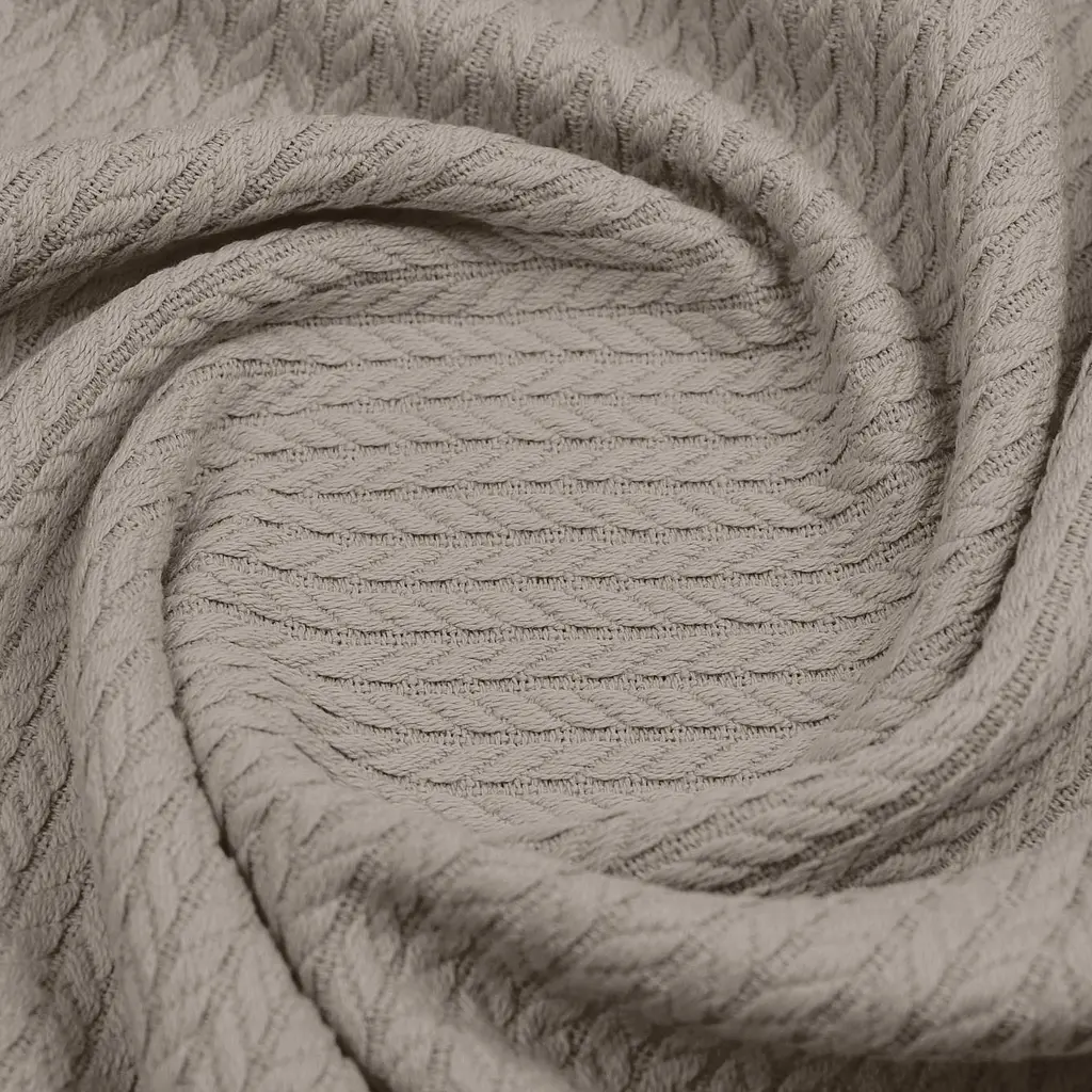 Плед покривало Cosas Bronze Knitted Braid 230х240 см косичка (Blanket_34Bronze_KnittedBraid_230x240) - фото 3