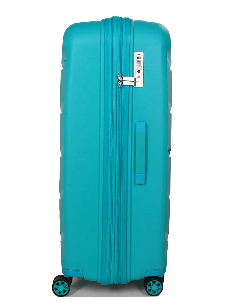 Валіза велика L поліпропілен Airtex 646 119л 79,5×52×30см Блакитний - фото 5