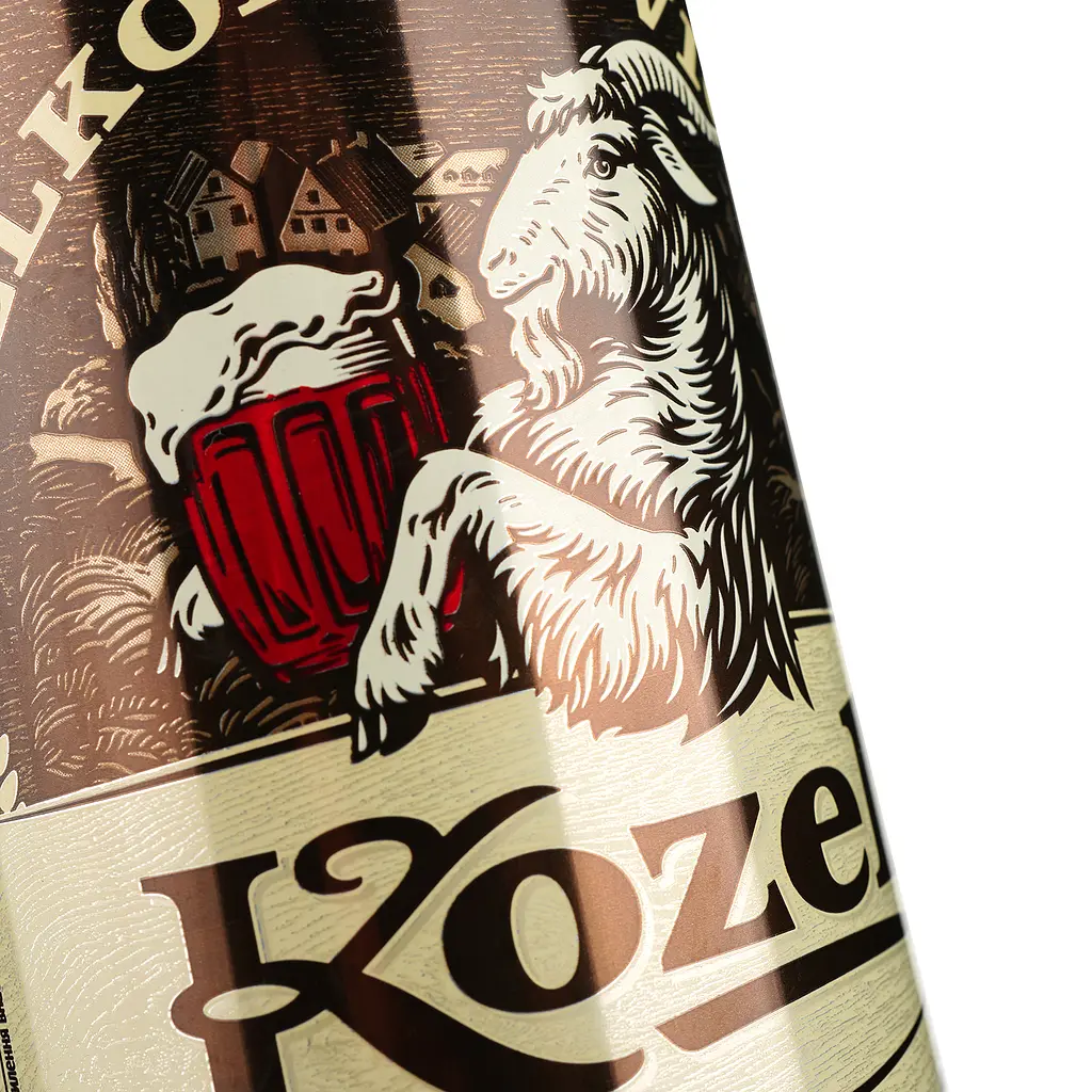 Пиво Velkopopovitsky Kozel темное 3.7% 0.5 л ж/б - фото 4