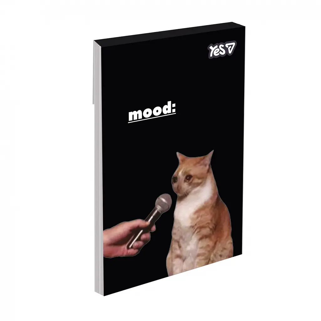 Блокнот Yes Mood А7 48 аркушів клітинка 1 шт. в асортименті (152580) - фото 9