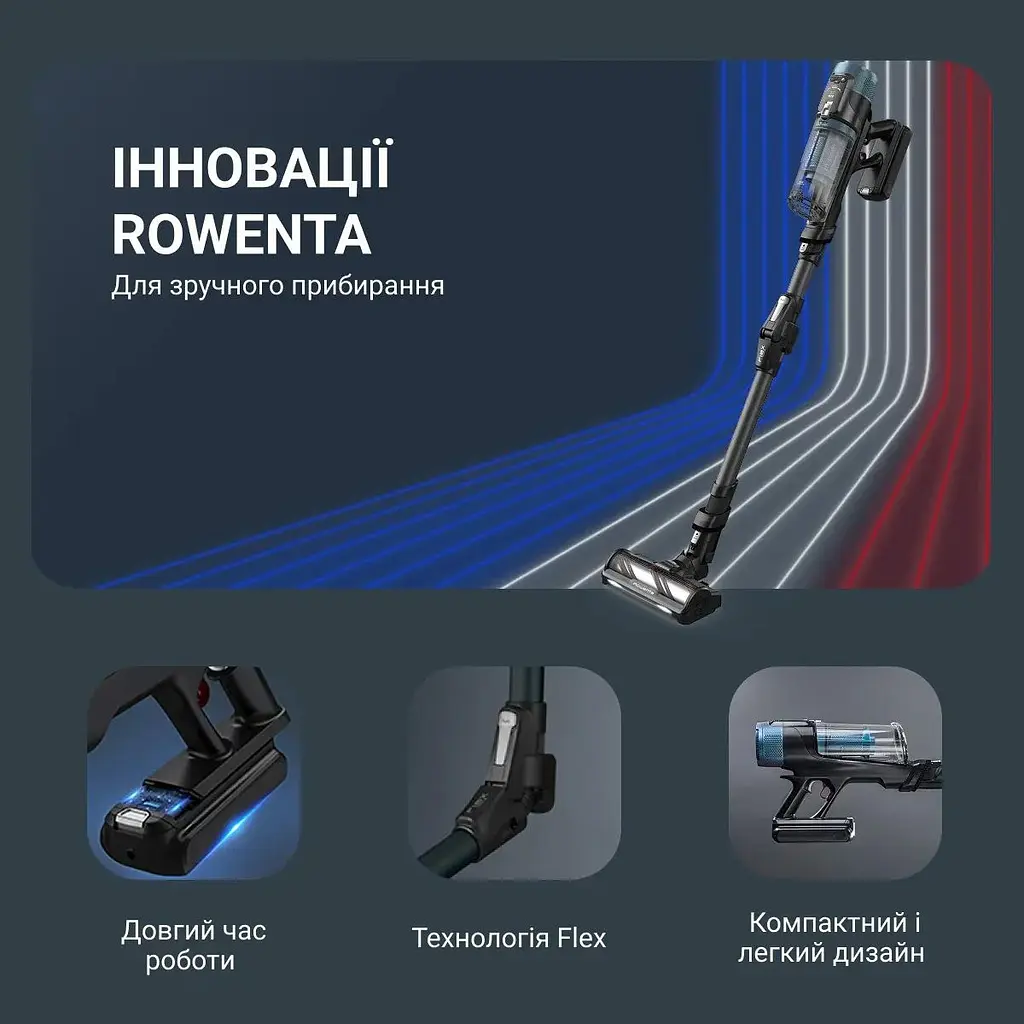 Вертикальний пилосос Rowenta X-Force Flex 14.80 Animal Aqua RH9BC1WO [168764] - фото 7