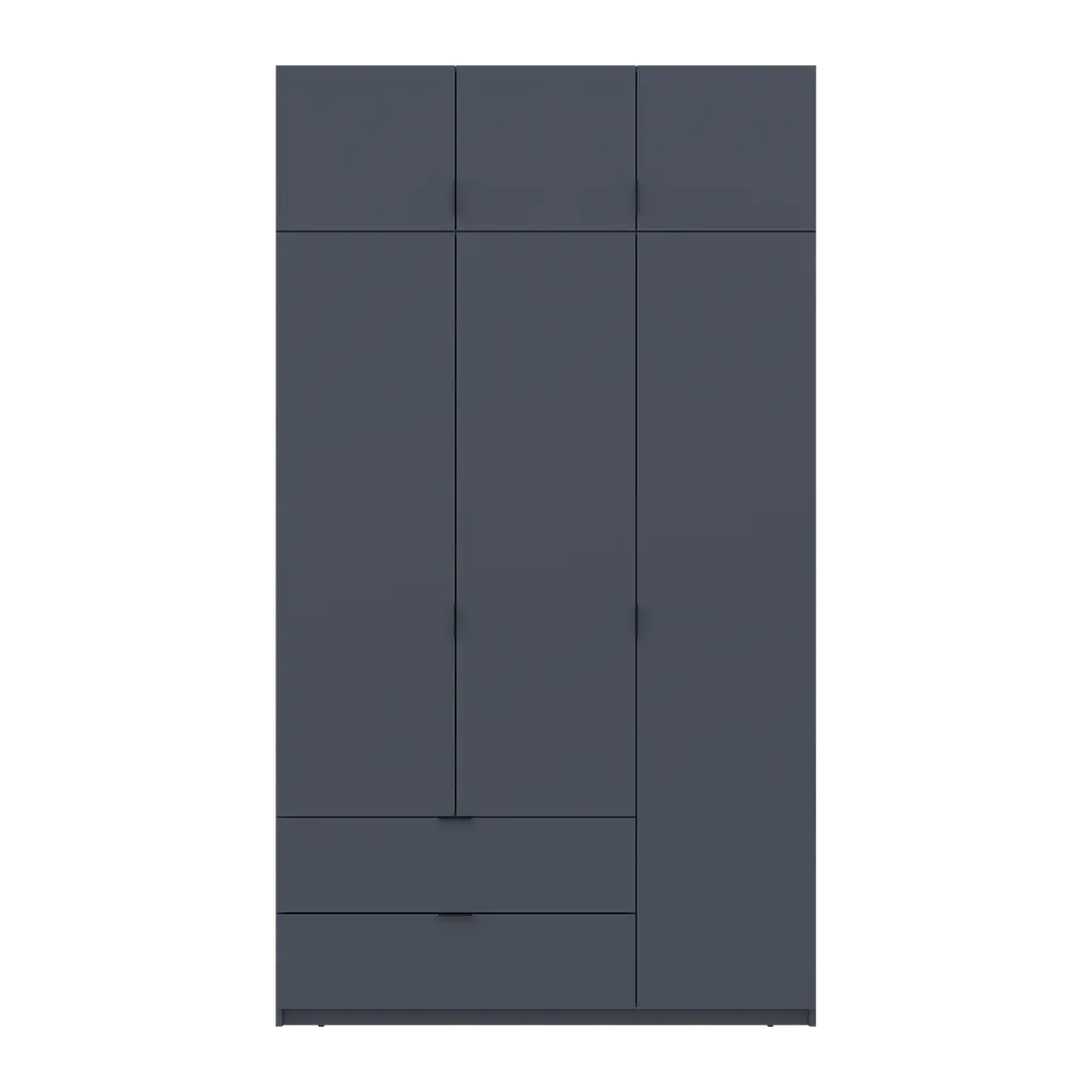Шафа для одягу Doros Лукас Графі 3ДСП 135х50х240 (80737801) - фото 3