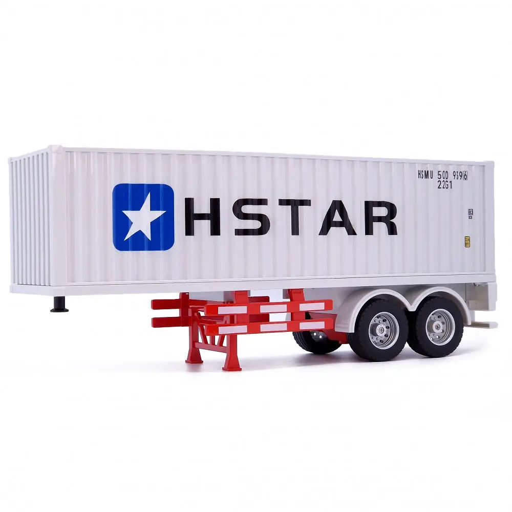 Фура контейнеровоз на пульті управління 51 см HSTAR, світлові ефекти, звук двигуна, акумуляторна, машинка на радіокеруванні - фото 8