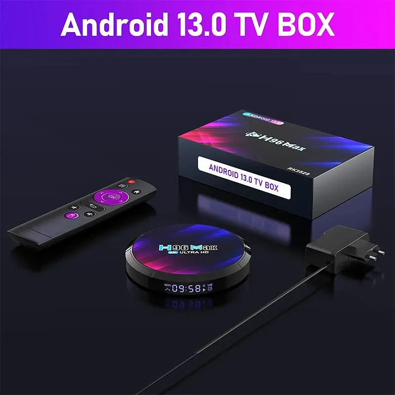 Смарт ТВ приставка H96 Max RK3528 2/16 Гб Smart TV Box Android 13 - фото 4